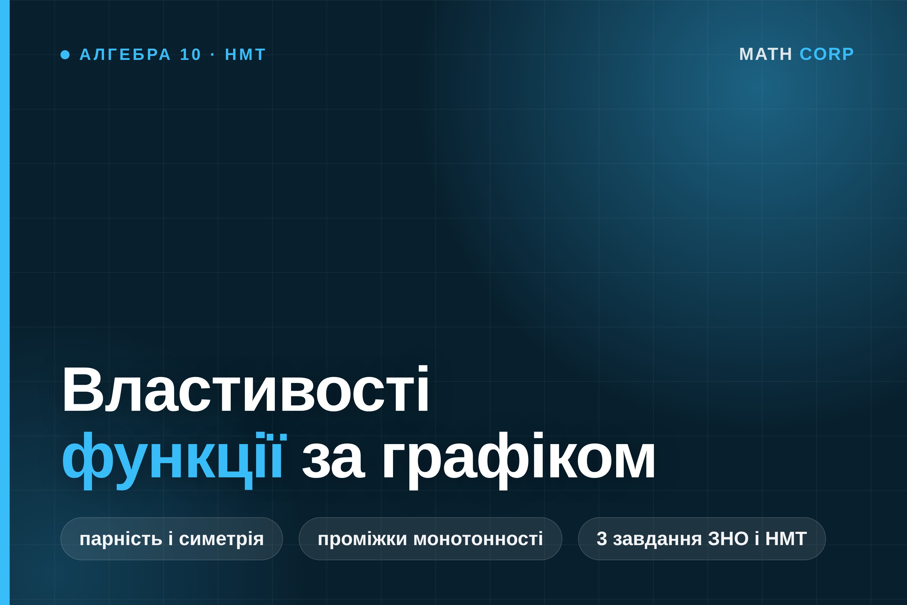 Властивості функції за графіком: що видно одразу, а що доведеться перевірити